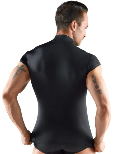 svenjoyment koszulka męska czarna 2xl z kołnierzykiem i zamkiem na Arena.pl