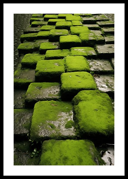 Plakat 30x45cm Zielona Mozaika zdjęcie 3