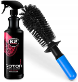 PŁYN DO MYCIA FELG K2 ROTON PRO + SZCZOTKA DO KÓŁ