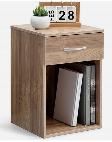 SZAFKA NOCNA STOLIK NOCNY jedna SZUFLADA 48cm SYPIALNIA SALON BIURO na Arena.pl