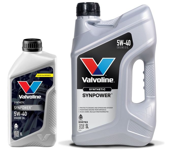 VALVOLINE SynPower 5W40 6L ORYGINAŁ API SN/CF ACEA A3/B4 zdjęcie 1