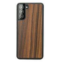 drewniane etui na samsung galaxy s21 palisander santos