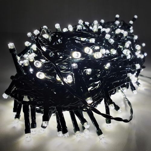 LAMPKI CHOINKOWE 400 LED BIAŁE BIAŁY ATEST CHOINKA na Arena.pl