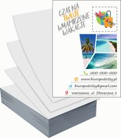 Ulotki A4 reklamowe firmowe 1000szt dużo różnych wzorów BIURO PODRÓŻY