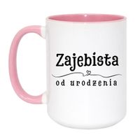 Duży Biało-Różowy 450 ml