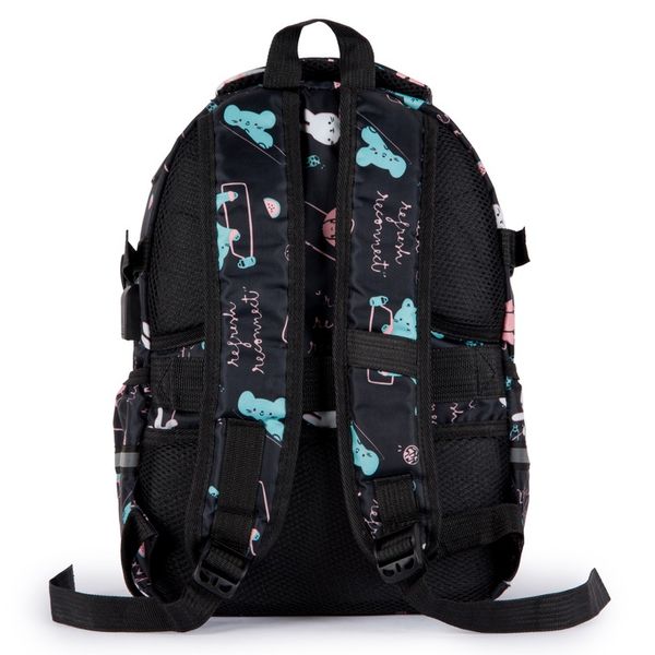 Plecak TORNISTER szkolny dziecięcy pojemny wzory czarny Klasy 1-3 Odblaski zdjęcie 11