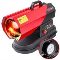 NAGRZEWNICA OLEJOWA 30 KW SPALINOWA DMUCHAWA + TERMOSTAT LCD GRZEJNIK