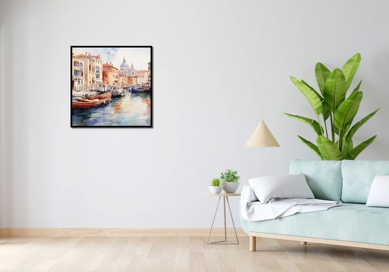Plakat 70x70cm Wenecka Impresja zdjęcie 4