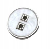 Guziki ozdobne 25 mm stopka 1 szt