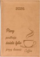 KALENDARZ A5 2026 dzienny KSIĄŻKOWY z grawerem PERSONALIZOWANY DUŻO WZORÓW