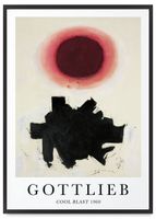 Plakat w ramie abstrakcja Adolph Gottlieb 61x91 cm w czarnej ramie