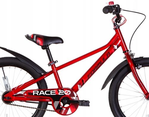 Rower Dziecięcy dla Chłopca Rowerek 20 cali czerwony na Arena.pl