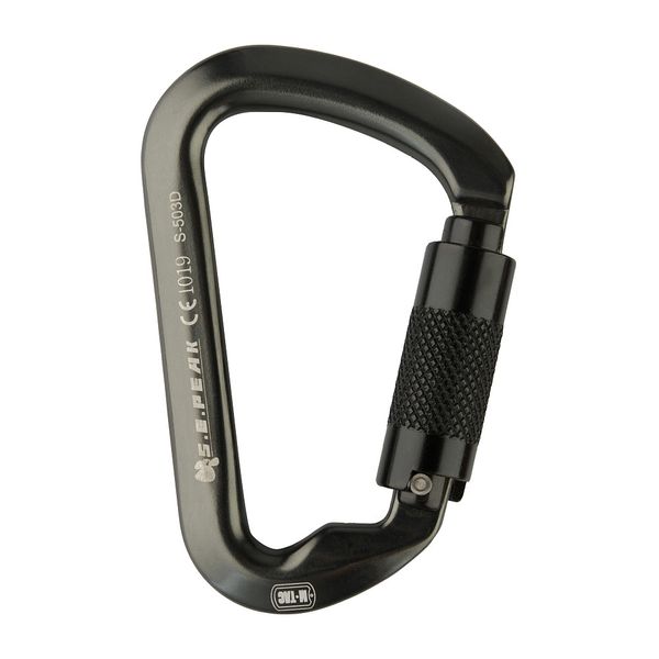 Karabinek 10 cm z sprzęgającym key lock Black zdjęcie 2