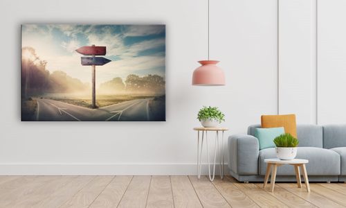 OBRAZ NA PŁÓTNIE 019 Drogi 30x20cm na Arena.pl