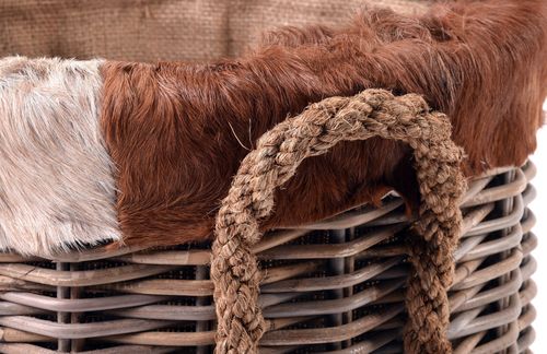 Kosz Rustic Round 53x53x45cm # na Arena.pl