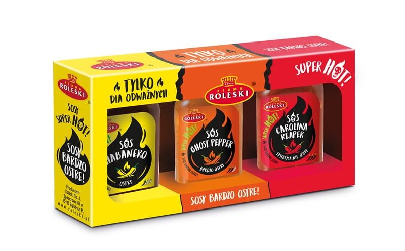 Zestaw sosów bardzo ostrych 3x100ml zdjęcie 1