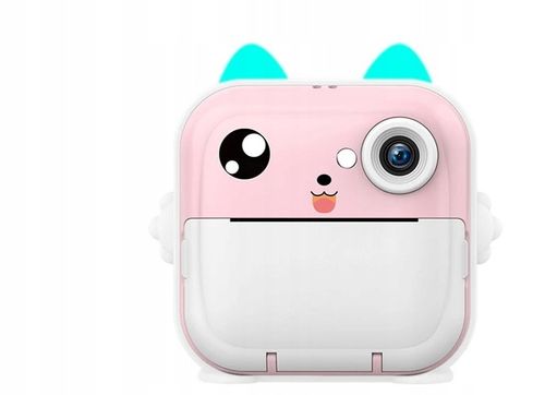 DRUKUŚ APARAT LCD CYFROWY NATCHMIASTOWY Z DRUKARKĄ DLA DZIECI GRY ROLKI na Arena.pl