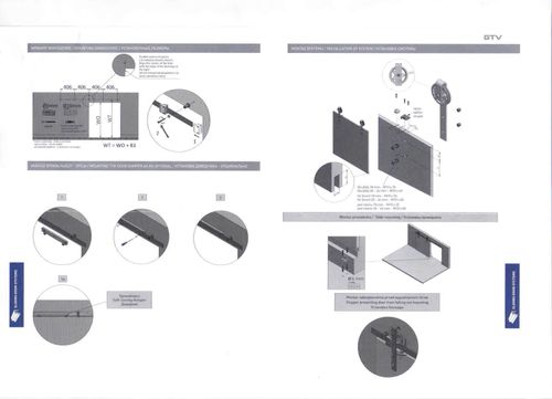 Drzwi przesuwne LOFT wzór Klasyczny, Zestaw, szyna 2m, 1 drzwi na Arena.pl