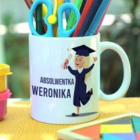 Personalizowany kubek dla absolwentki na zakończenie szkoły