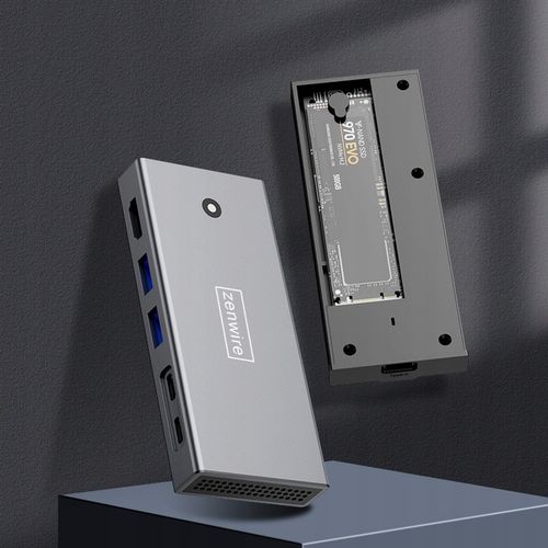 HUB Obudowa Kieszeń dysk SSD M2 NVME PCIe SATA USB-C 3.2 HDMI Adapter M.2 na Arena.pl