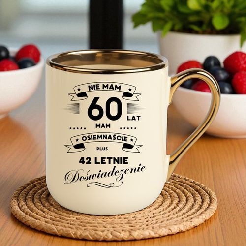Kubek PREMIUM prezent na URODZINY 60 LAT oryginalny upominek z dedykacją na Arena.pl
