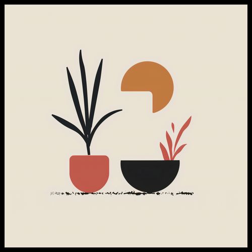 Plakat 80x80cm Domowy Ogród na Arena.pl