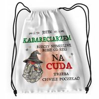 Plecak Dla Kabareciarza Sportowy Szkolny Worek Z Nadrukiem Ze Zdjęciem