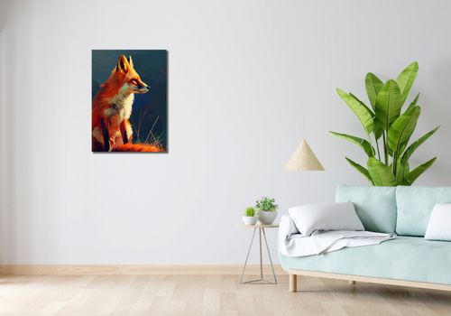 Obraz 50x70cm Spojrzenie Lisicy na Arena.pl