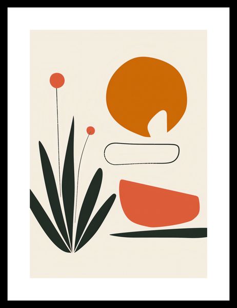 Plakat 50x70cm Abstrakcyjny Zen zdjęcie 3