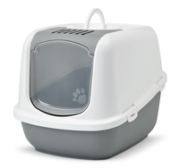 SAVIC JUMBO Kuweta toaleta kota duża kryta z filtrem maine coona szara 66,5