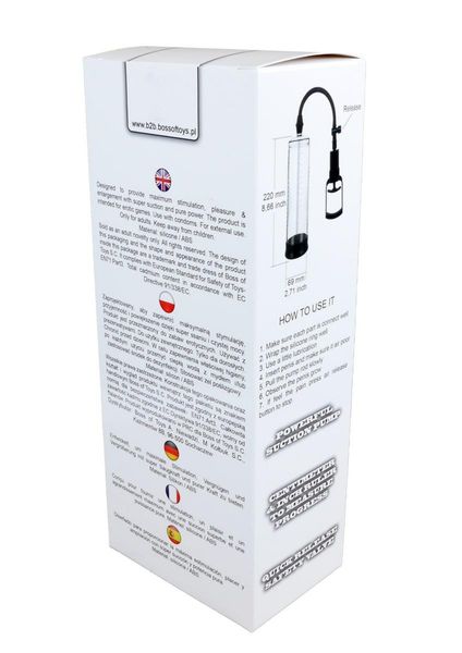 Pompka-Powerpump MAX - Black&Clear zdjęcie 4