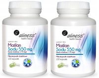 Aliness Maślan sodu 550mg VEGE Układ pokarmowy Stany zapalne Okrężnica