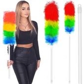 Miotełka do kurzu teleskopowa szczotka do pajęczyn 79-106,5 cm kolorowa