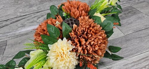 KOMPLET STROIK NA CMENTARZ BUKIET GRÓB KOMPOZYCJA NAGROBNA WSZYSTKICH ŚWIĘT na Arena.pl