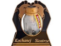 SIOSTRA SIOSTRZE ZNICZ LAMPION NA GRÓB SKOS DŁONIE SOLAR