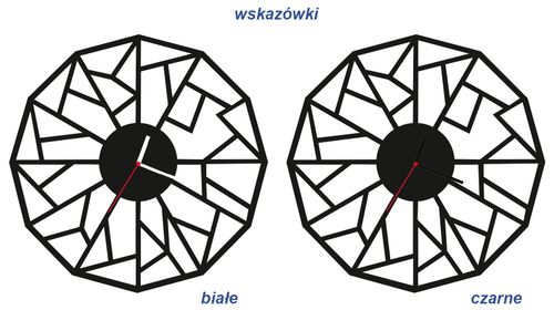 ZEGAR ŚCIENNY GEOMETRIA 38cm M 125.10 na Arena.pl