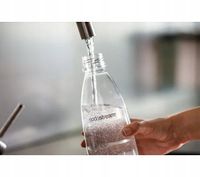 Butelki do saturatora Sodastream Logo Fuse Czarna Zestaw 2x 1L