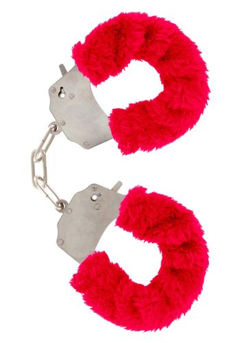 kajdanki piórkowane toyjoy furry fun czerwone na Arena.pl