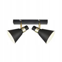 Lampa sufitowa Italux Biagio industrialny czarny