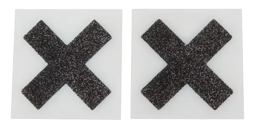 cottelli accessories - naklejki dekoracyjne czarne x 5,9x5,9cm na Arena.pl