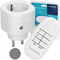 GNIAZDO GNIAZDKO BEZPRZEWODOWE NA PILOTA ZDALNIE STEROWANE SCHUKO 30M MINI