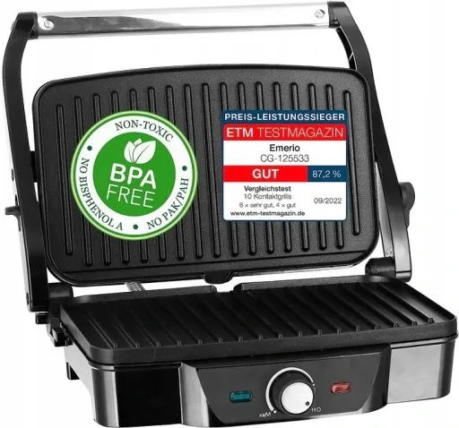Grill elektryczny Panini 1600W zdjęcie 2