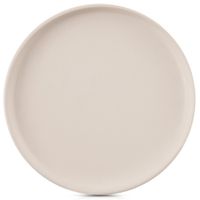 Talerz Obiadowy Duży Płytki Płaski na Obiad Ceramiczny Kremowy 26,5 cm