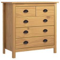 Komoda Hill Range, 79x40x80 cm, lite drewno sosnowe