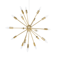 Lampa wisząca 18-punktowa metalowa złota MAGUSE