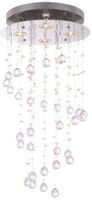 Sufitowa lampa Tropez 68595-4 kaskada kryształków chrom