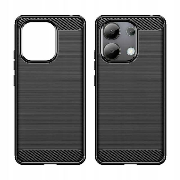 Spacecase Carbon Redmi Note 13 4G Black zdjęcie 2