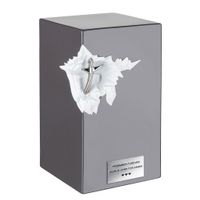 Ceramiczna urna na prochy, artystyczna urna kremacyjna  / Plakietka