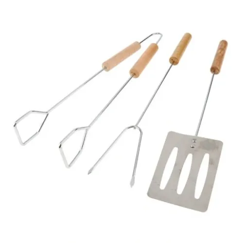 ZESTAW AKCESORIÓW SZTUĆCÓW PRZYBORY DO GRILLOWANIA GRILLA 3 ELEMENTY na Arena.pl