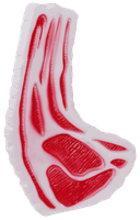 Zabawka dla psa winylowy stek piszczałką 21cm UNIQ PETS